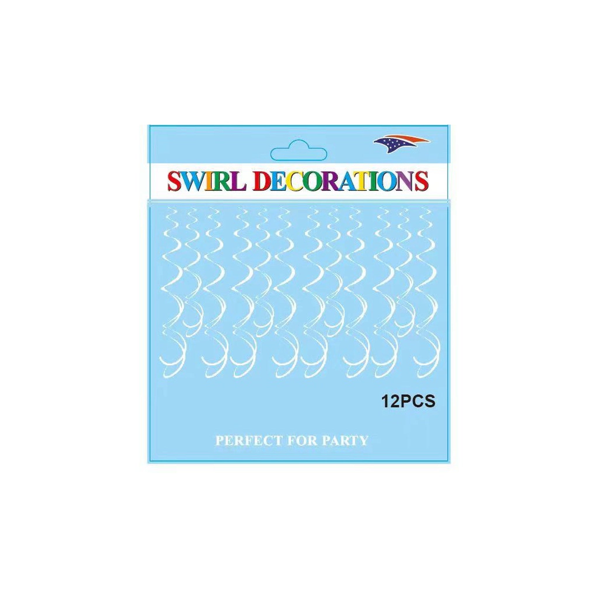 Swirls White 12 ct 120 Card/Cs